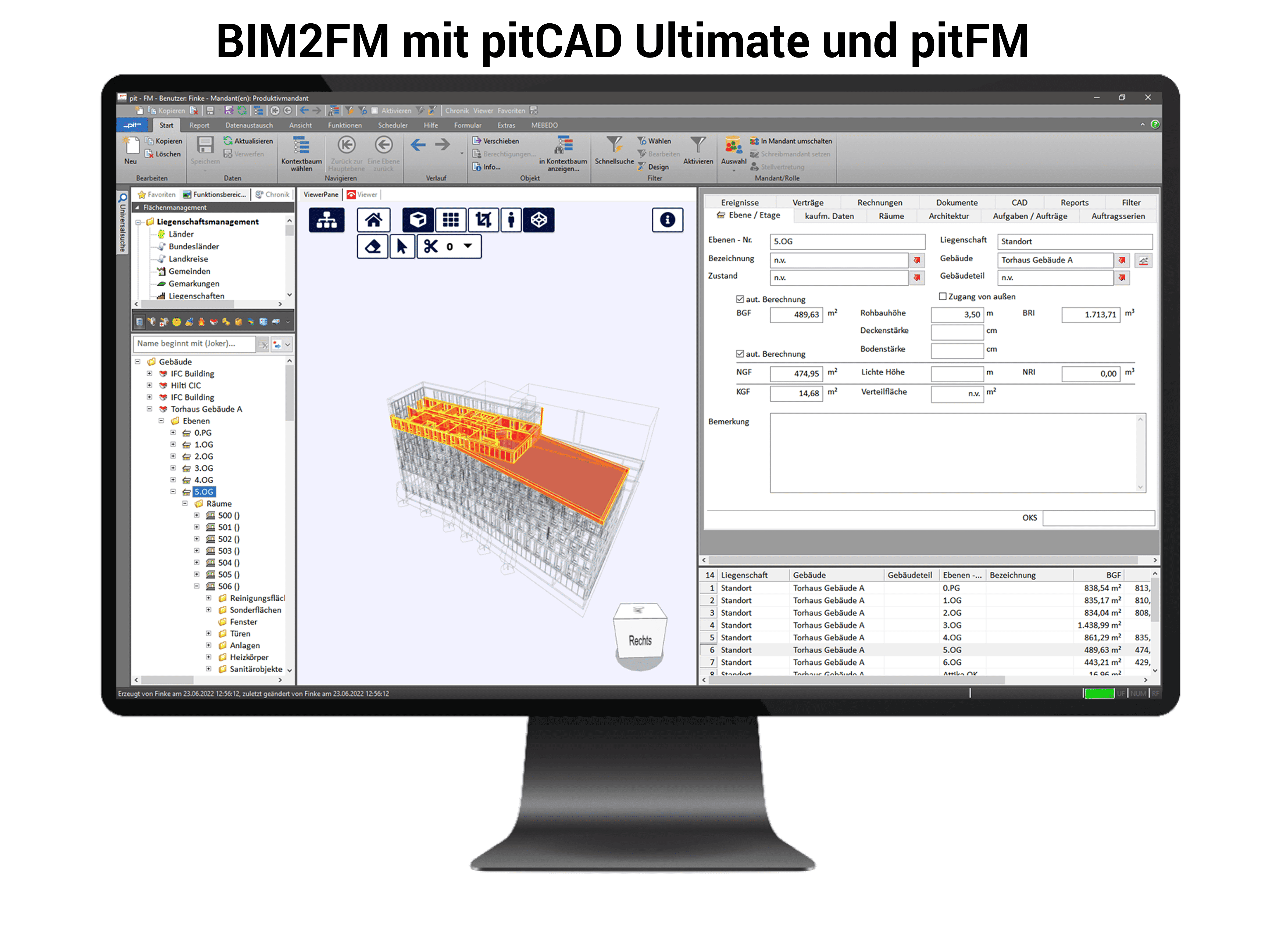 Mockup - pitCAD Ultimate BIM2FM